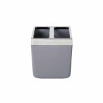 Стакан для зубной пасты и щётки Toskana, цвет серый