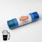 Мешки для мусора с завязками, 35 л, 15 шт, толщина 19 мкм, цвет голубой
