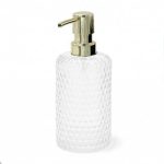 Дозатор для жидкого мыла Sherine, прозрачный, 340 мл