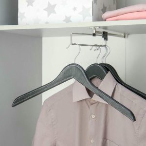 Вешалка-плечики для одежды «Сэр», размер 44-46, цвет чёрный