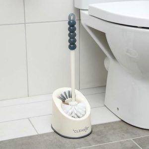 Ёрш для унитаза с подставкой Accoona, 17,5x13,5x44 см, цвет белый