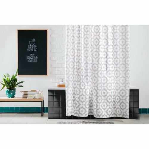 Штора для ванной тканевая Pretty, 180х200 см