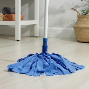 Швабра для мытья пола Доляна «Ленты», насадка из микрофибры, телескопическая ручка 67-119 см