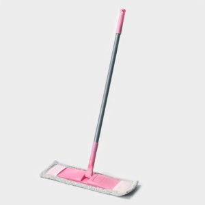 Швабра для мытья пола плоская с телескопической ручкой Raccoon, 40x14x90(120) см, микрофибра