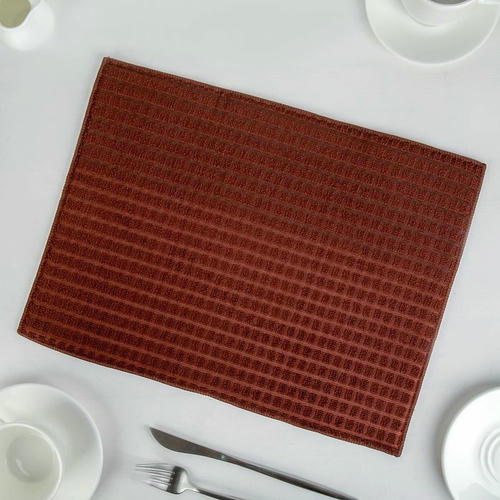 Коврик для сушки посуды Доляна, 30x40 см, микрофибра, цвет коричневый