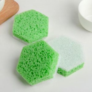 Набор губок кухонных, 9,5x8x3 см, 3 шт