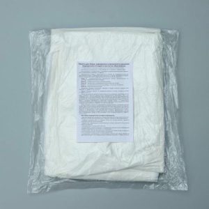 Пакеты для сбора, хранения и утилизации медицинских отходов, класс «А», 60x100 см, 14 микрон, 20 шт, цвет белый