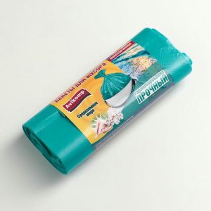 Мешки для мусора ароматизированные «Средиземное море», 30 л, 10 мкм, ПНД, 20 шт, цвет бирюзовый