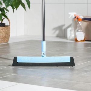 Водосгон для пола Доляна, черенок из нержавеющей стали, 34x2,5x90 см