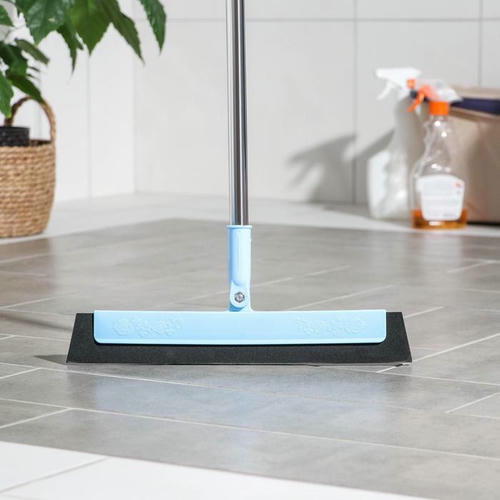 Водосгон для пола Доляна, черенок из нержавеющей стали, 34x2,5x90 см