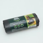 Мешки для мусора, 30 л, 57x47 см, 7 мкм, ПНД, 30 шт, цвет чёрный