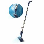 Швабра для мытья пола Pioneer с распылителем, 400 мл, 120 см, цвет синий-серебристый