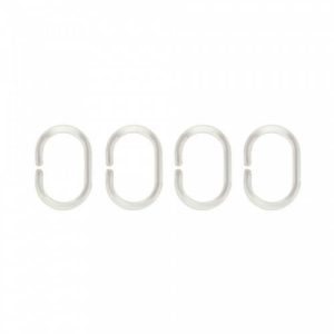 Кольца для штор, 12 шт, transparent