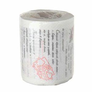 Сувенирная туалетная бумага Анекдоты, 6 часть, 9,5х10х9,5 см