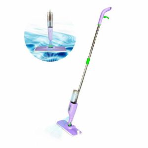 Швабра для мытья пола ORION с распылителем, 380 мл, 125 см, цвет фиолетовый-зелёный