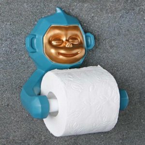 Держатель для туалетной бумаги Обезьянка зеленая