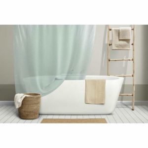 Штора для ванной комнаты Meiwa Krackle, 182х182 см, ПВХ