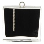 Контейнер для ватных палочек Roma, цвет чёрный