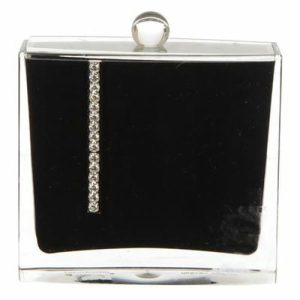 Контейнер для ватных палочек Roma, цвет чёрный