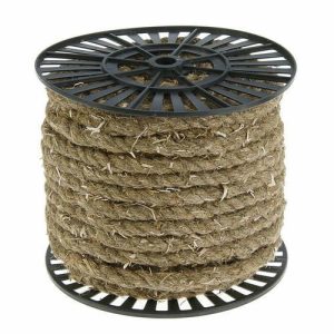 Канат пеньковый кручёный 16 мм, катушка (50 м)