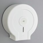 Диспенсер для туалетной бумаги, 26x28x13 см, втулка 6,8 см, пластик, цвет белый