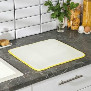 Салфетка для сушки посуды Доляна, 38x51 см, микрофибра, цвет МИКС