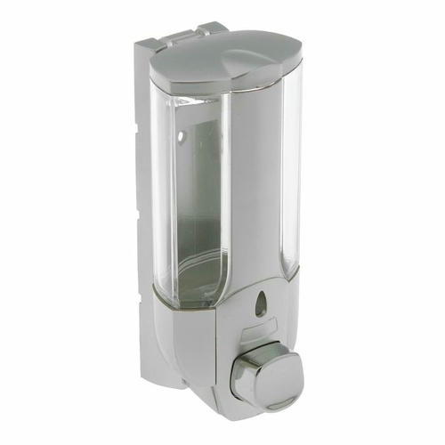 Диспенсер для жидкого мыла настенный Accoona 350 мл, пластик, цвет серый