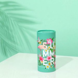 Салфетки в тубусе 50 шт, 2 слоя Лето