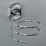 Держатель для фена Accoona 14x9,5x9 см, цвет хром, МИКС