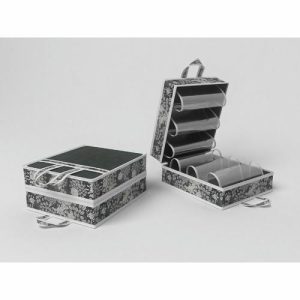 Чемоданчик для хранения обуви «Метелица», на 6 пар, 35х40х20 см