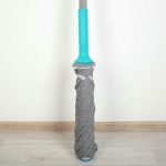 Швабра для мытья пола с отжимом Доляна, стальная ручка 131 см, насадка из микрофибры, цвет МИКС