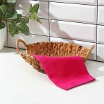 Салфетка универсальная Доляна, тряпка для уборки, 220 гр, 30x30 см, микрофибра, c оверлоком