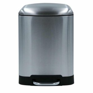 Мусорное ведро Nala 6 л, цвет хром