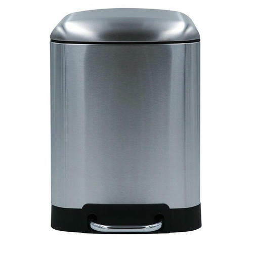 Мусорное ведро Nala 6 л, цвет хром