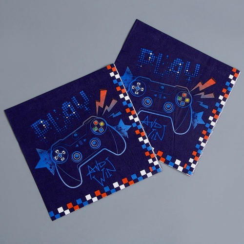 Салфетки бумажные «Джойстик», в наборе 20 шт