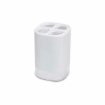 Стакан для зубной пасты Klar, пластик, цвет белый