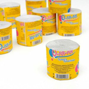 Туалетная бумага О-ля-ля, 1 слой, без втулки