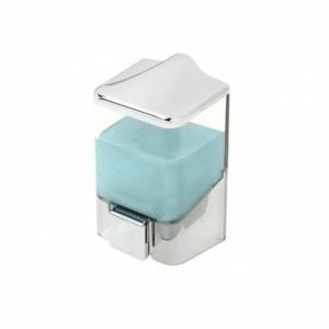 Дозатор для мыла 1000 мл, цвет прозрачный-белый