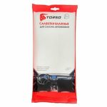 Влажные салфетки TORSO, для ухода за салоном автомобиля, 25 шт, 15x16см
