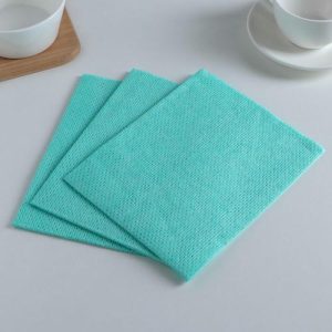 Набор салфеток вафельные, 3 шт, вискоза, цвет МИКС