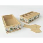 Короб для обуви на 4 ячейки «Флёр», 26х52х12 см