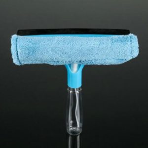 Окномойка с пульверизатором и сгоном, 28x26 см, цвет МИКС