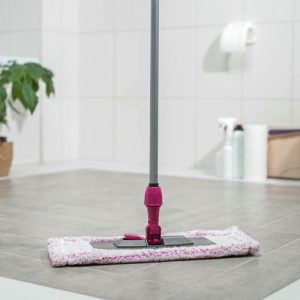 Швабра для мытья пола универсальная с телескопической рукояткой, 64,5-114 см, цвет МИКС