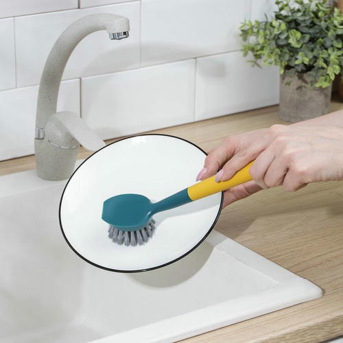 Щётка для посуды «Янтарный нефрит», круглая, 26x4,5x3,5 см — изображение 2