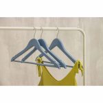 Вешалка деревянная для одежды SAVANNA «Тэри», 44,5x23x1,2 см, цвет графитовый