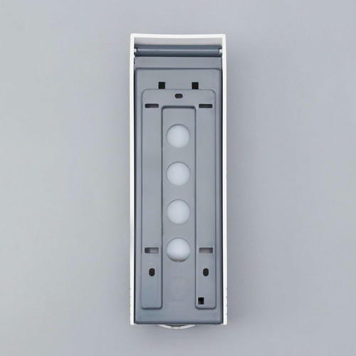 Диспенсер для антисептика или жидкого мыла, механический, 350 мл, пластик, цвет белый — изображение 2