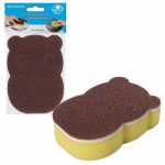 Губка для мытья кухни «Карборундовая», МИКС
