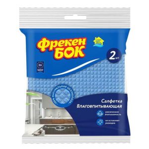 Салфетки влаговпитывающая, целлюлозная, 2 шт