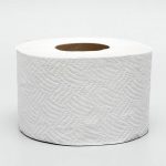 Туалетная бумага серая, для диспенсера, 1 слой, 130 метров