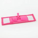 Держатель с насадкой для плоской швабры, 42x13,5 см, микрофибра, цвет МИКС